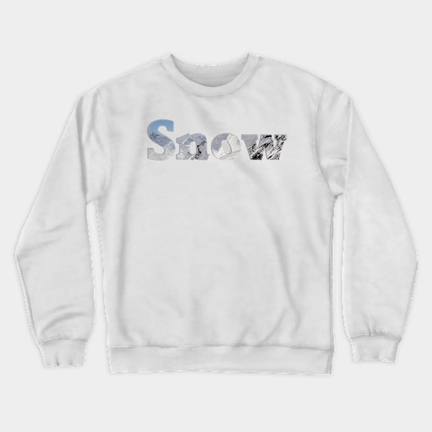 Snow Crewneck Sweatshirt by afternoontees